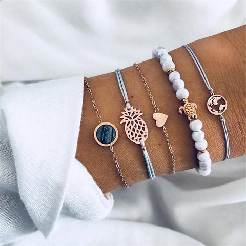 5 Pcs Bracelet Set