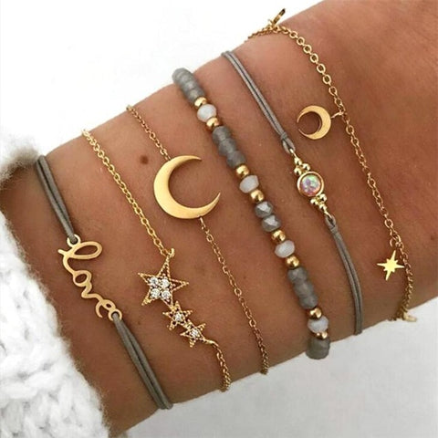 6 Pcs Bracelet Set