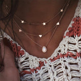 4 Pcs Necklace Set